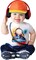 2bincharacter Baby Beats DJ Infant Halloween Costume - 0 - 6 Months